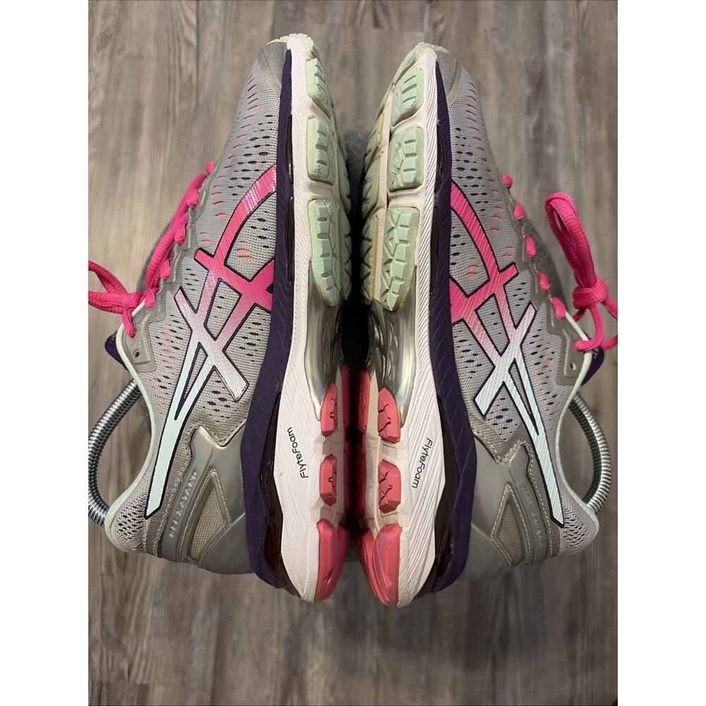 ASICS Gel DS Trainer 22 Women’s Size 7 Gray Pink Running Shoes Lightweight - Picture 6 of 11
